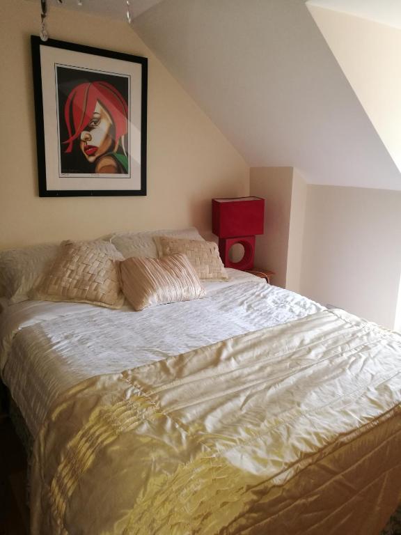 Postel nebo postele na pokoji v ubytování Assaroe House