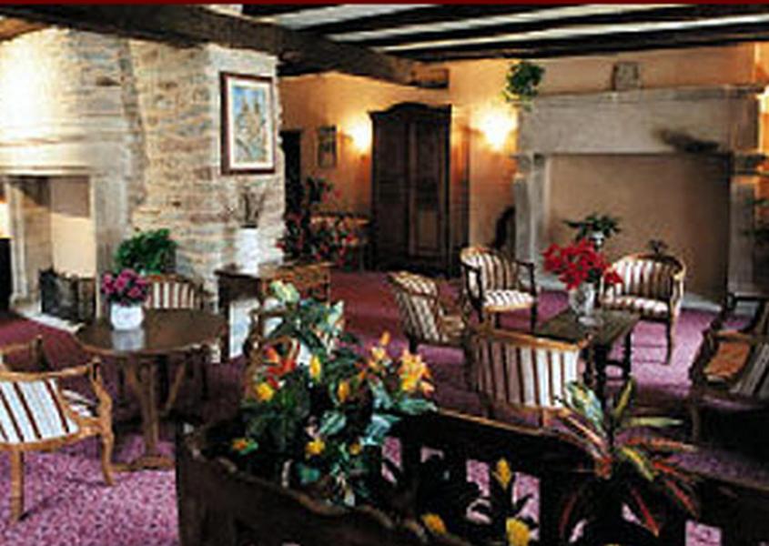 Posezení v ubytování Hôtel Sainte Foy