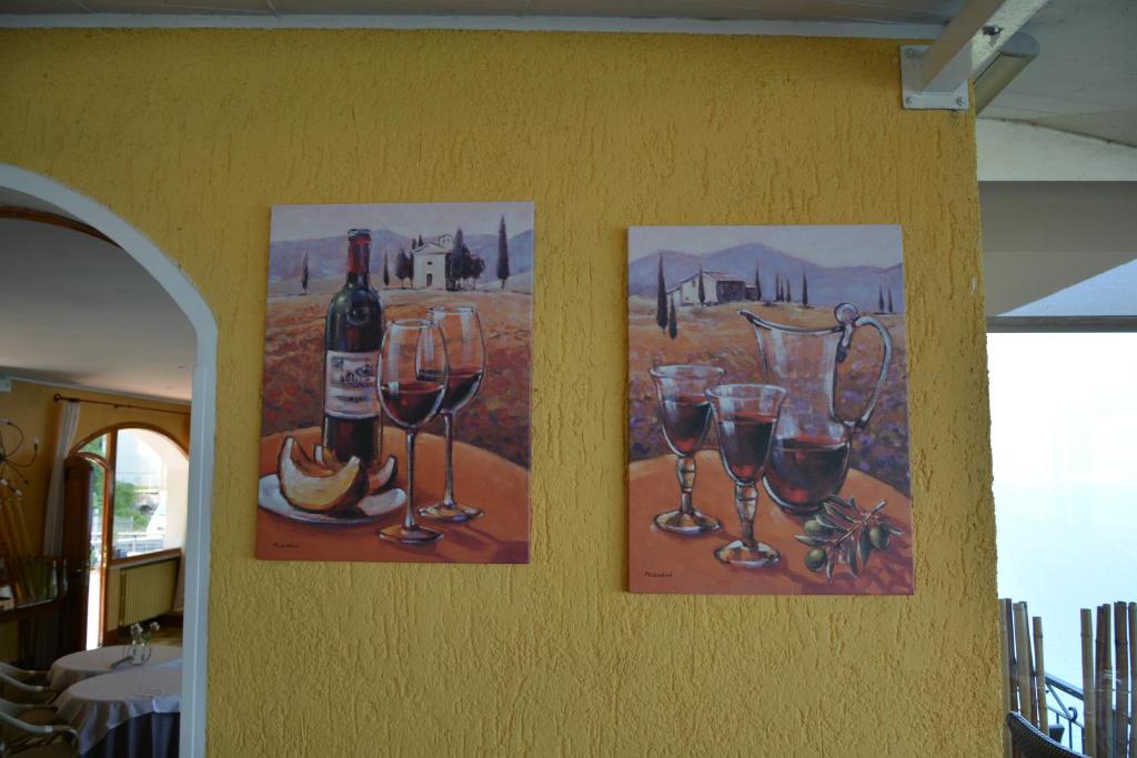 Nápoje v ubytování Hotel La Terrazzina