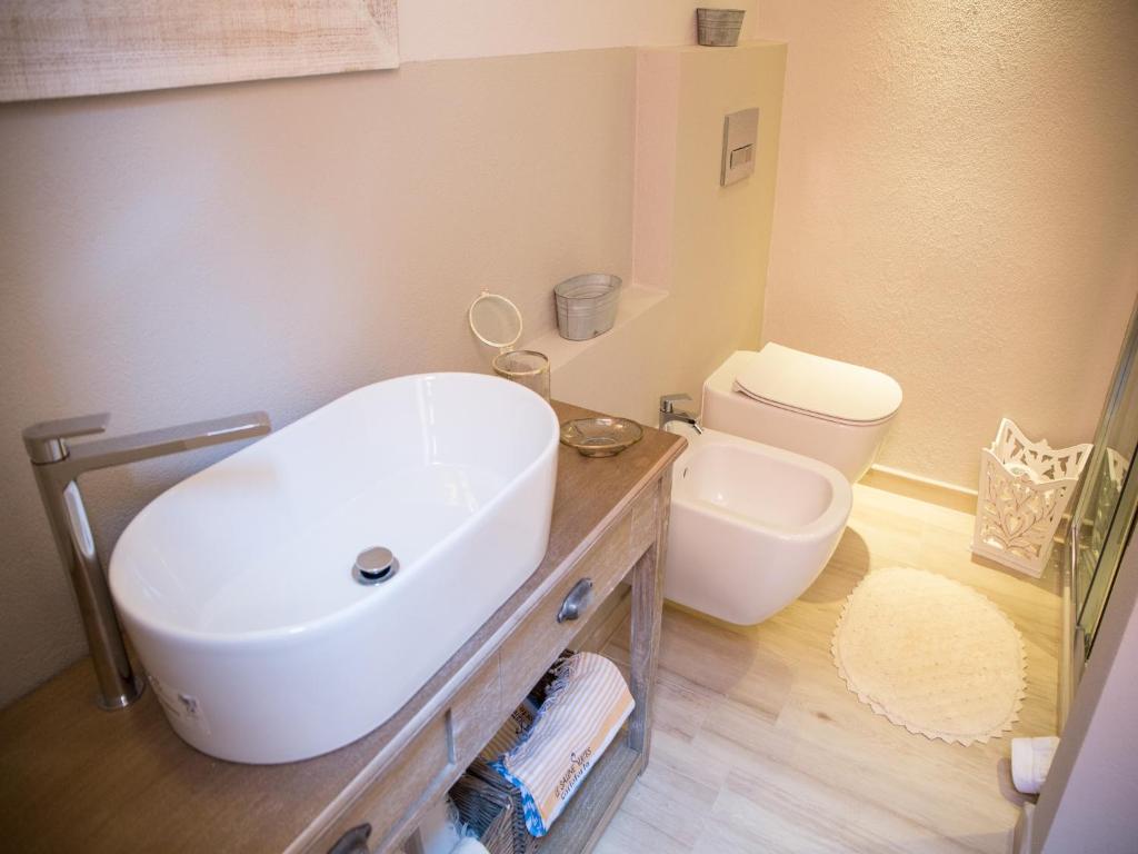Koupelna v ubytování Le Saline Suites