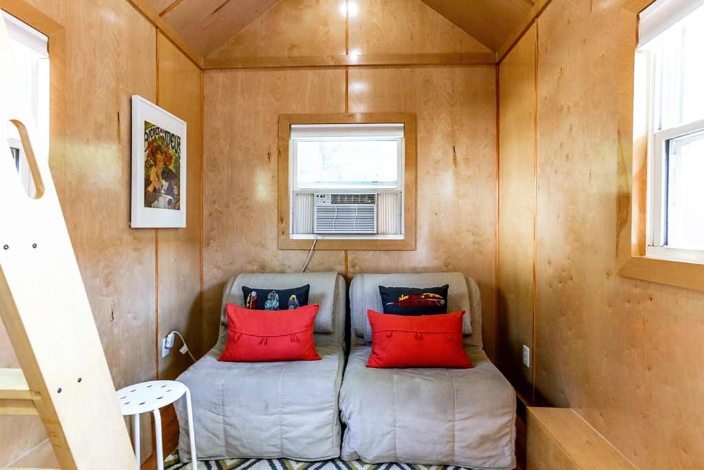 Tiny Houseにあるシーティングエリア