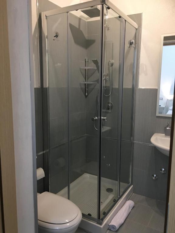Koupelna v ubytování B&B ARCHIMEDE