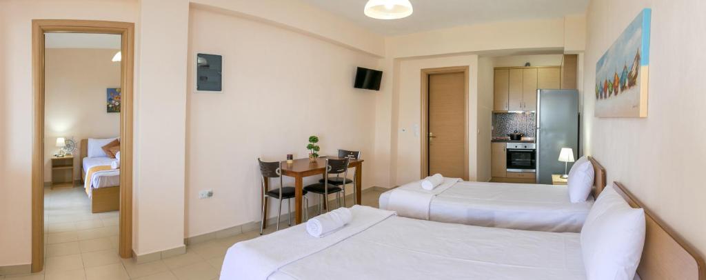 Voodi või voodid majutusasutuse Aphrodite Villas toas