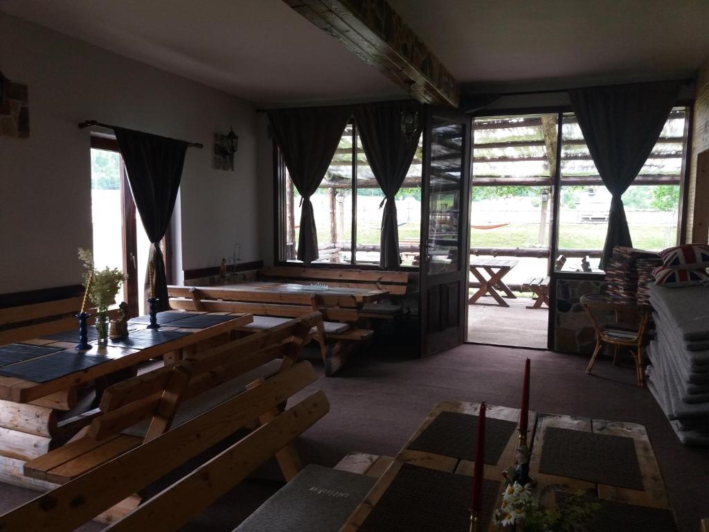 Posezení v ubytování Motel Zaborje