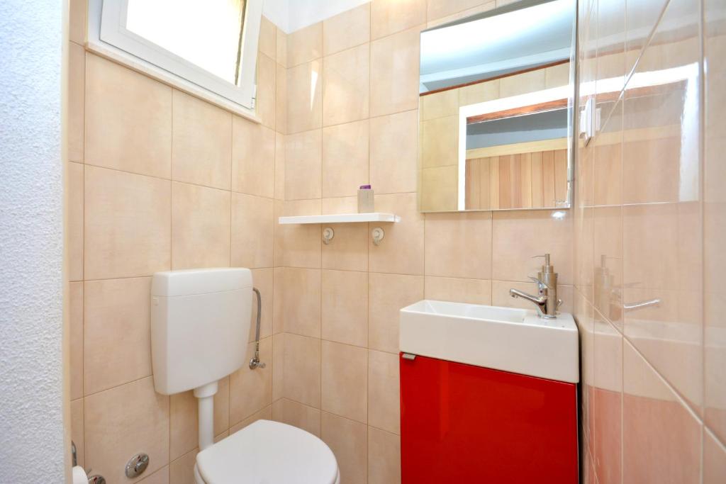Koupelna v ubytování Villa Oliva