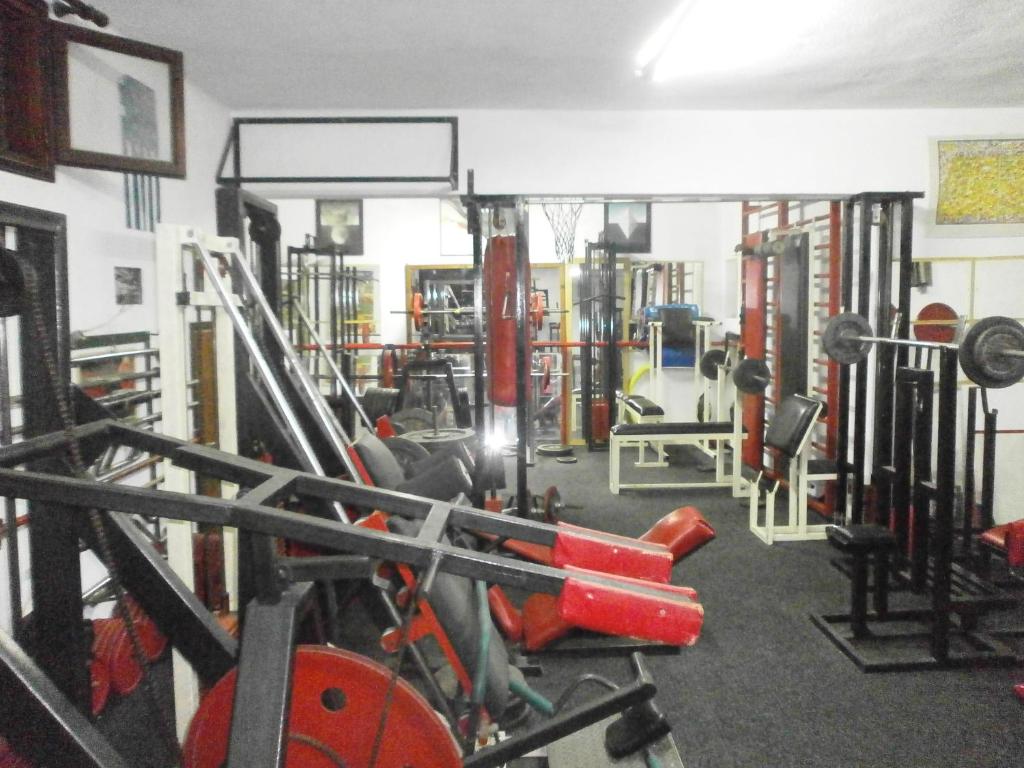 Fitness centrum a/nebo fitness zařízení v ubytování Archodiko Toliadi Boutique Apartments and Suites