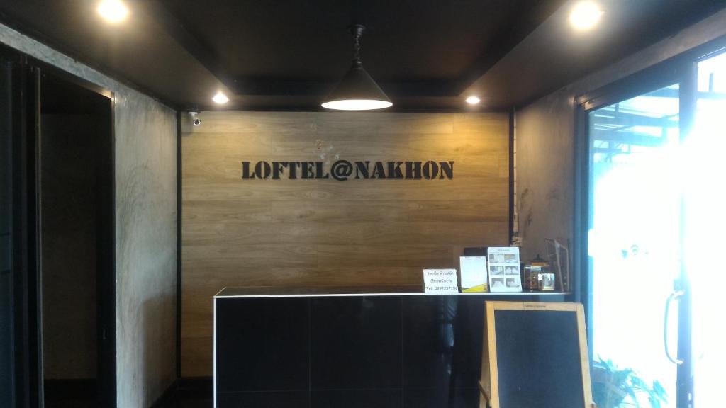 Certifikát, hodnocení, plakát nebo jiný dokument vystavený v ubytování Loftel @ Nakhon