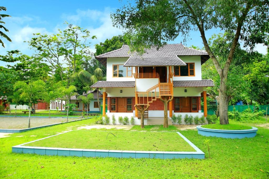 Zahrada ubytování Casa Marari