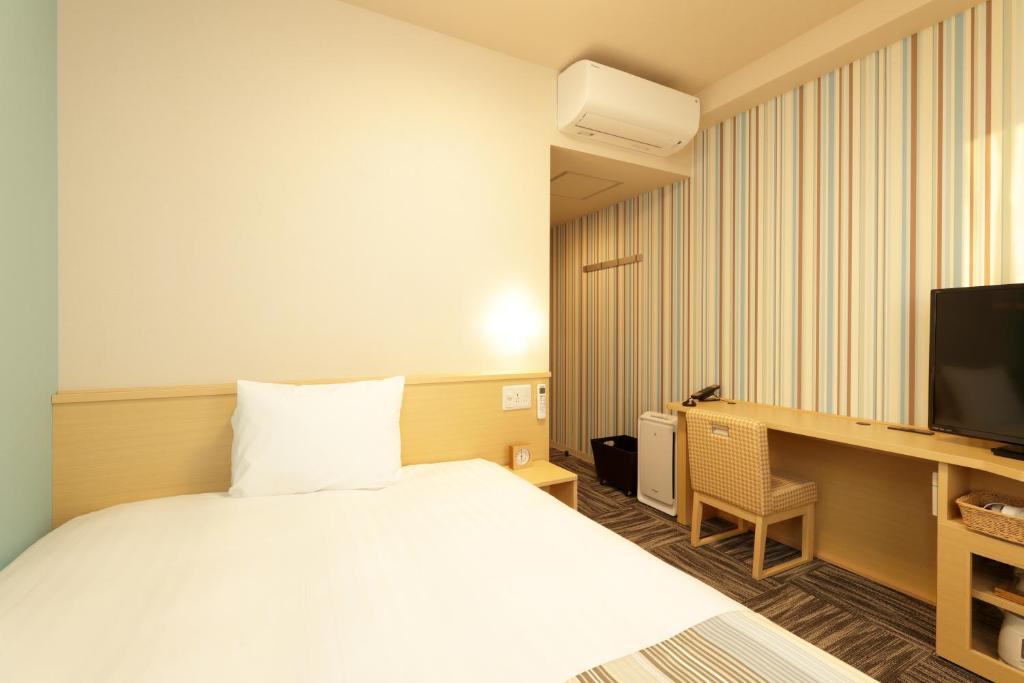 TV a/nebo společenská místnost v ubytování Hiyori Hotel Maihama