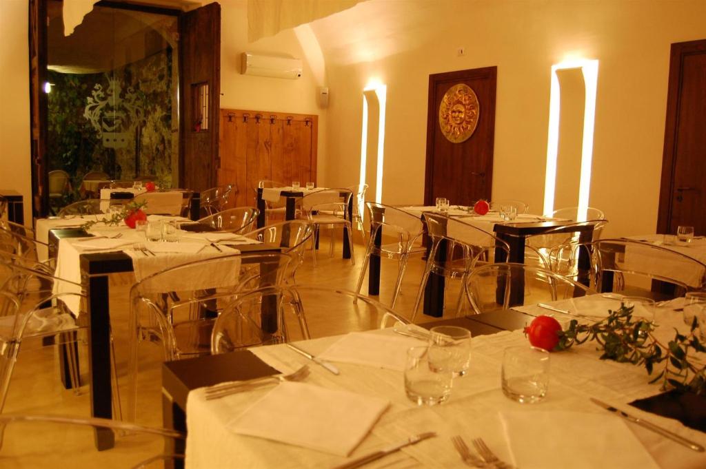 Restaurace v ubytování Giu al Mulino