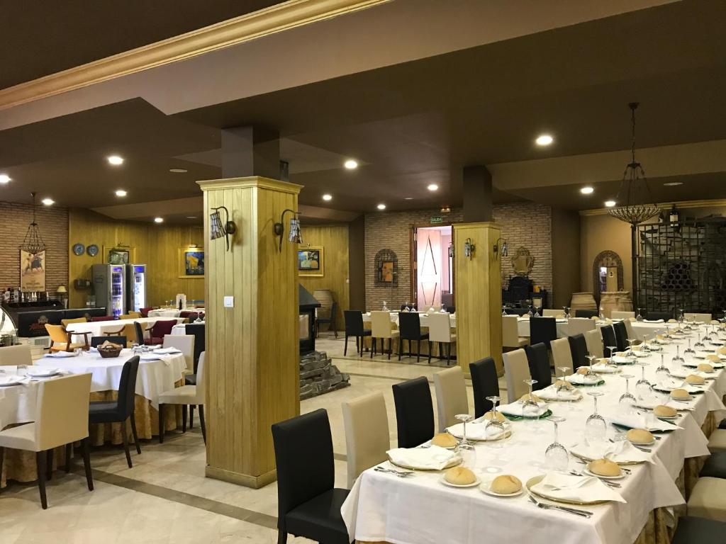 Restaurace v ubytování Los Galanes