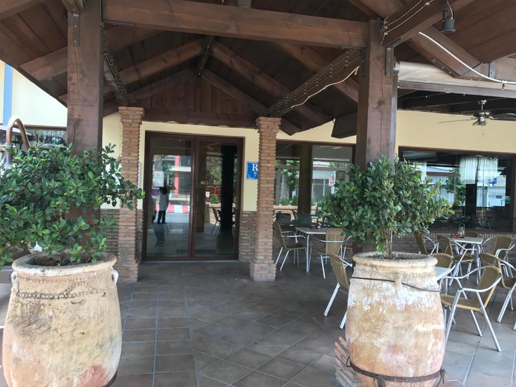 Restaurace v ubytování Los Galanes