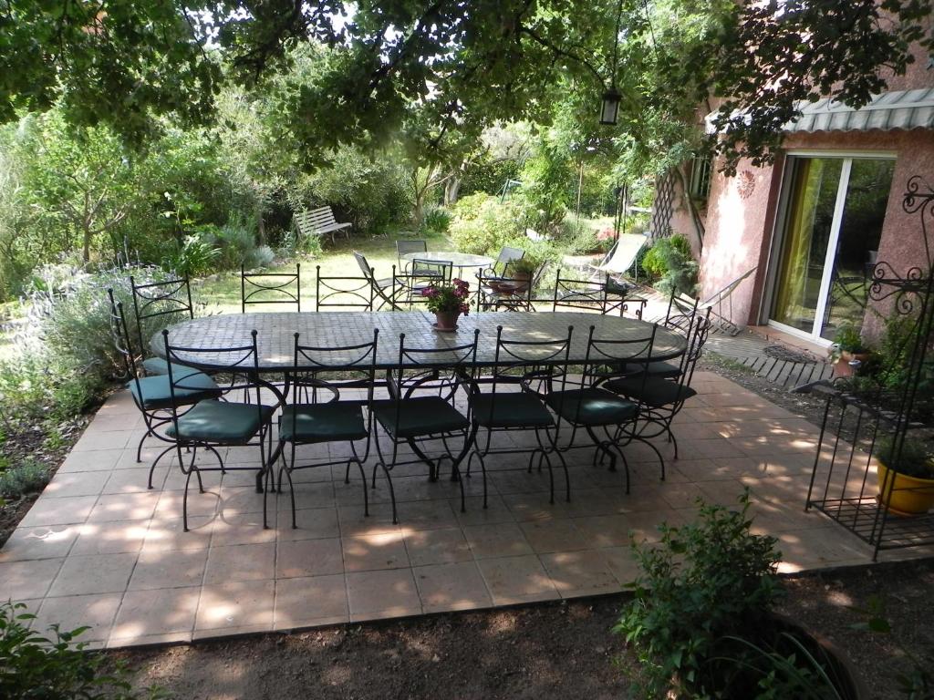 Zahrada ubytování B&B Le clos des vignes Saint Raphael