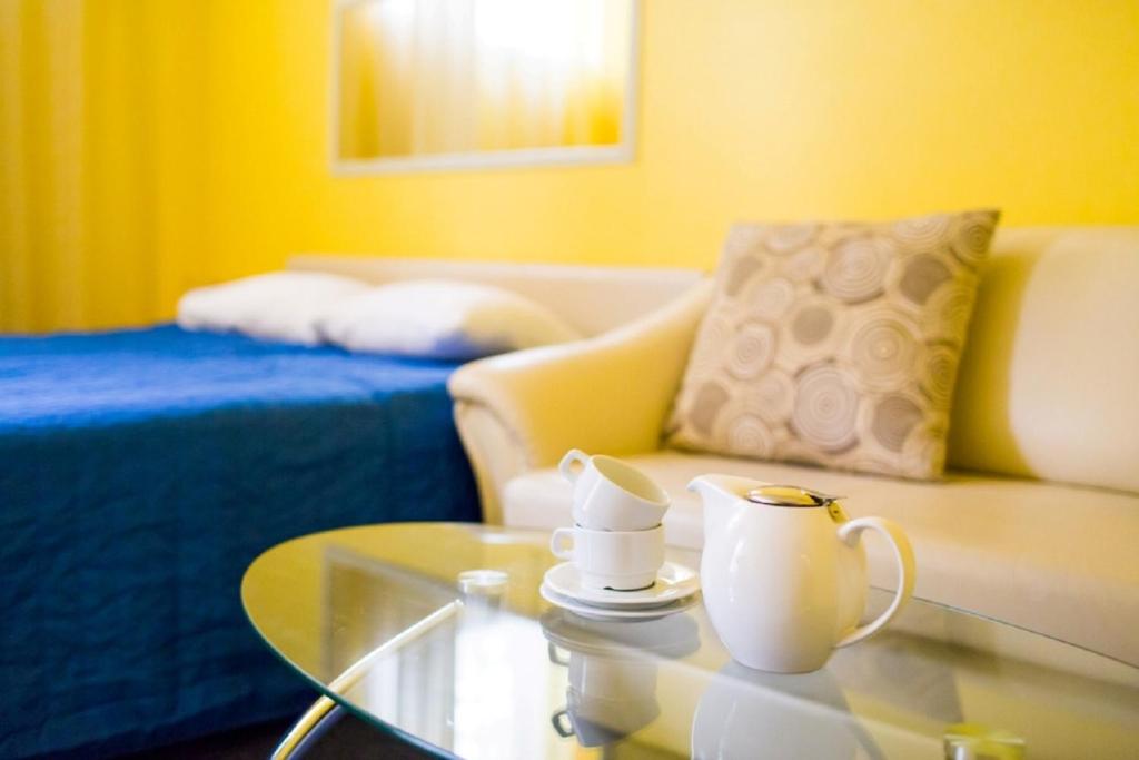 Posezení v ubytování Hotel Yes
