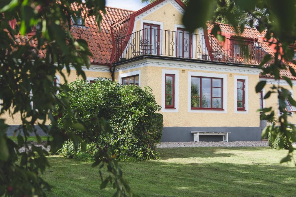 Zahrada ubytování Flädie Mat & Vingård