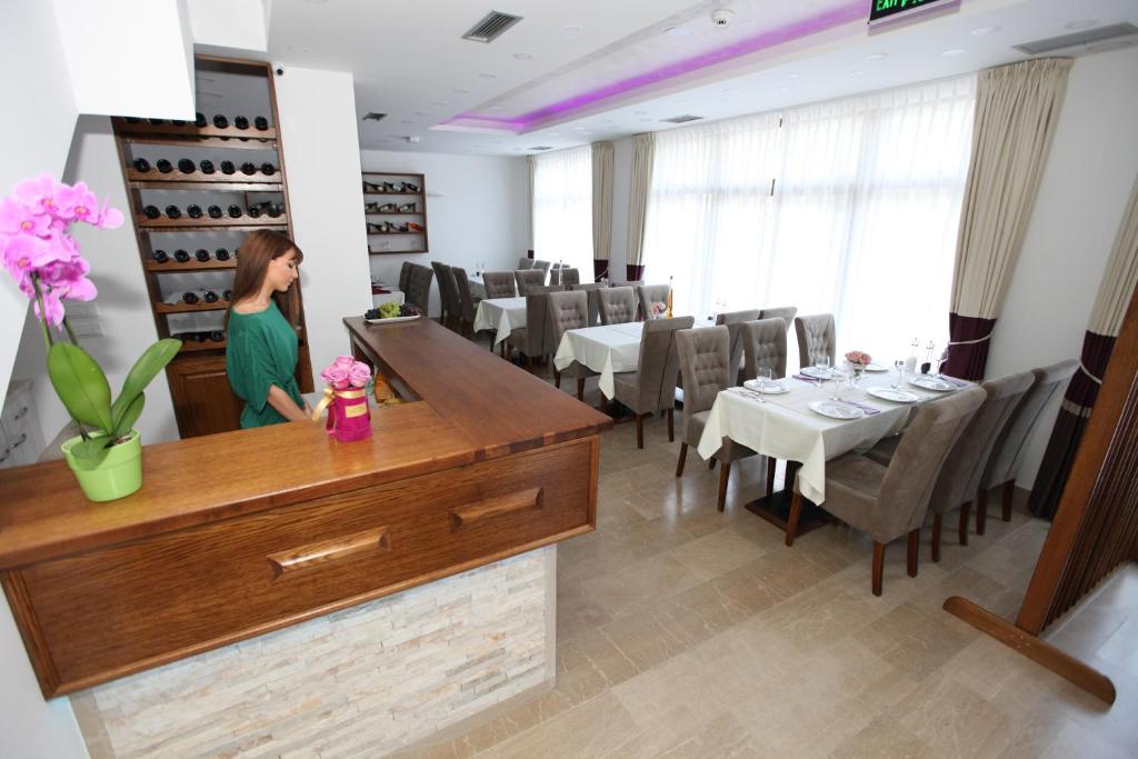 Posezení v ubytování Apis Hotel