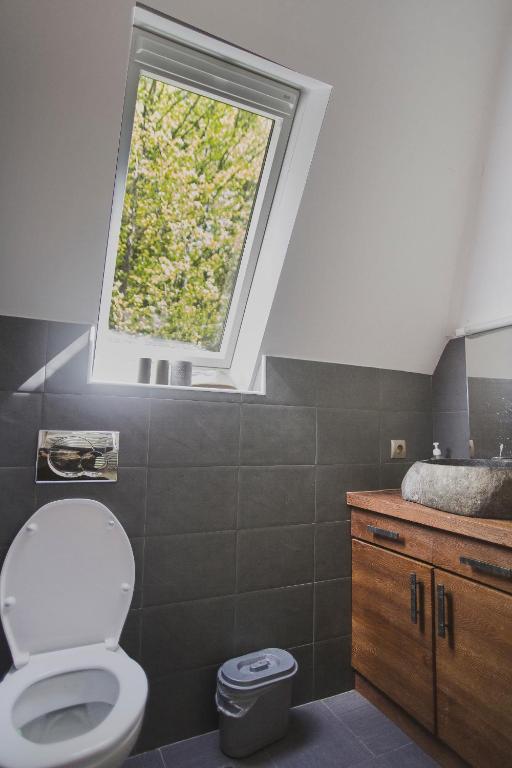 Koupelna v ubytování Guesthouse Šejn