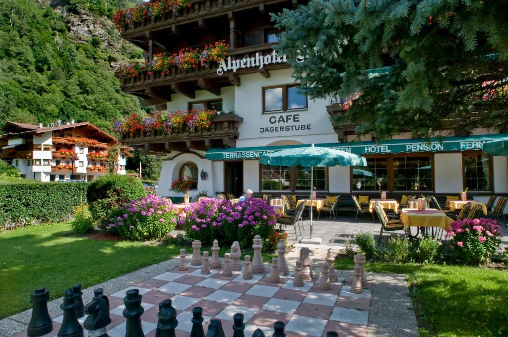 Zahrada ubytování Alpenhotel Fernau