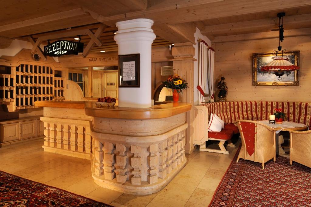 Posezení v ubytování Alpenhotel Fernau
