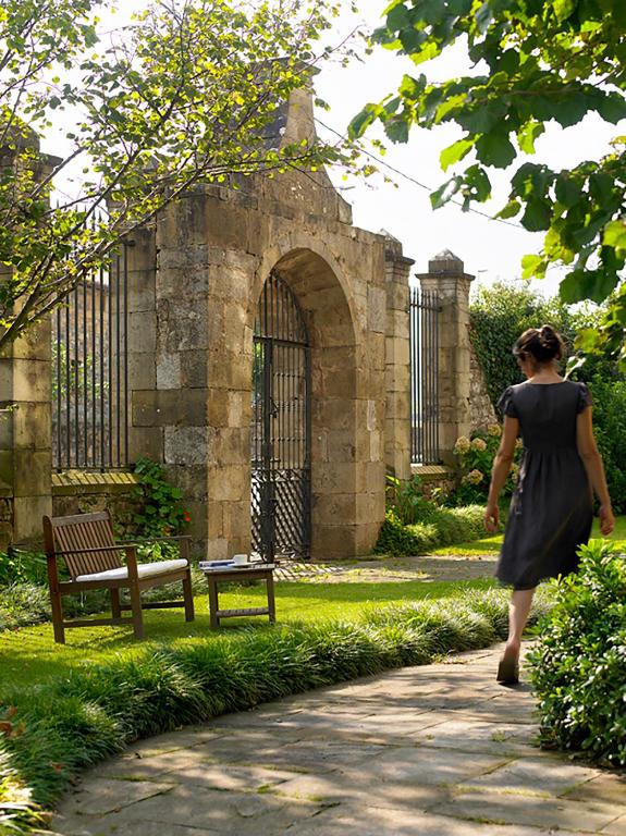 Jardín al aire libre en Posada Villa Esperanza