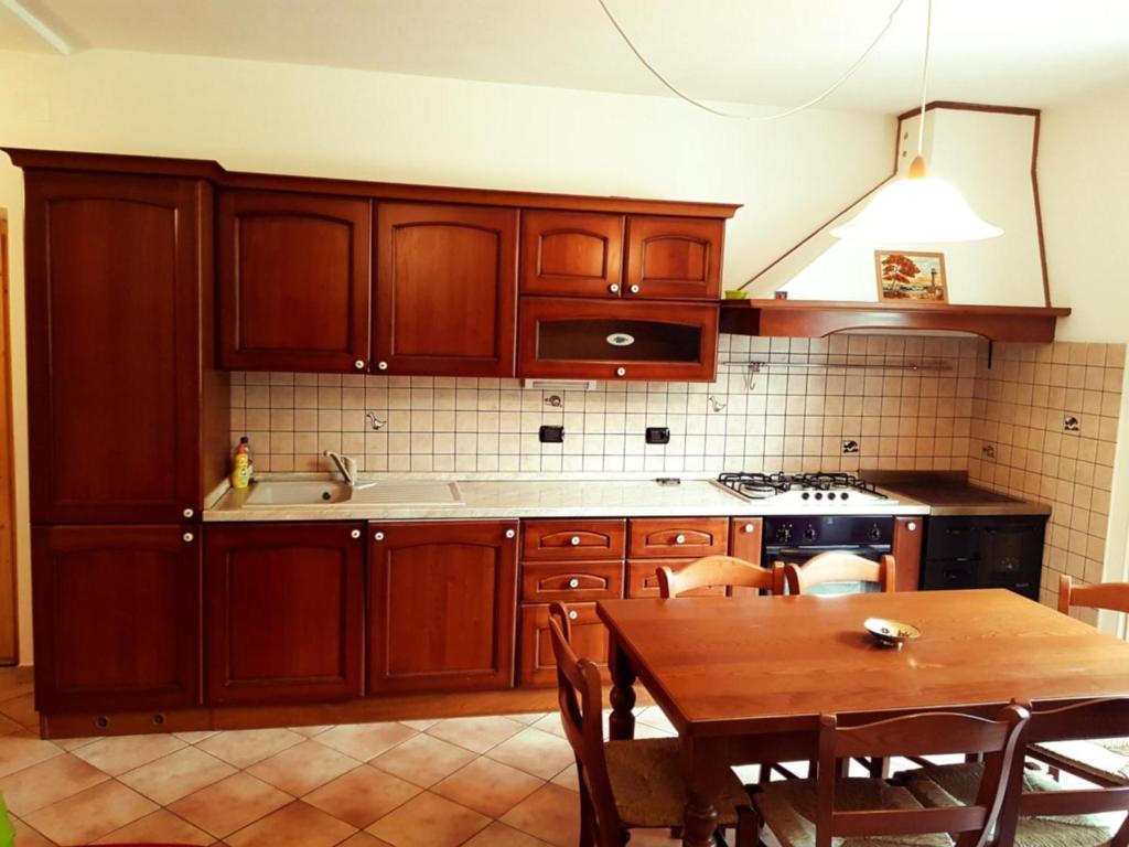 Kuchyň nebo kuchyňský kout v ubytování Apartment "Casa Maya"