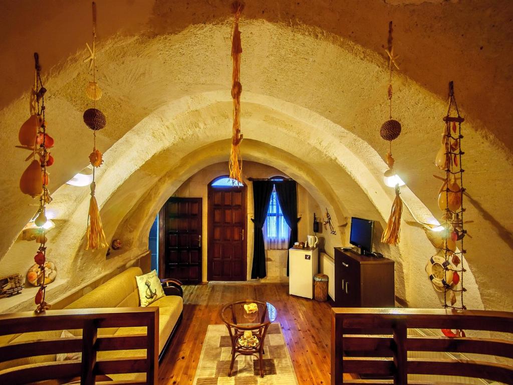 Posezení v ubytování Adanos Konuk Evi