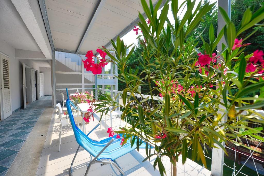 Balkon lub taras w obiekcie Villa Oliver 3 Siófok