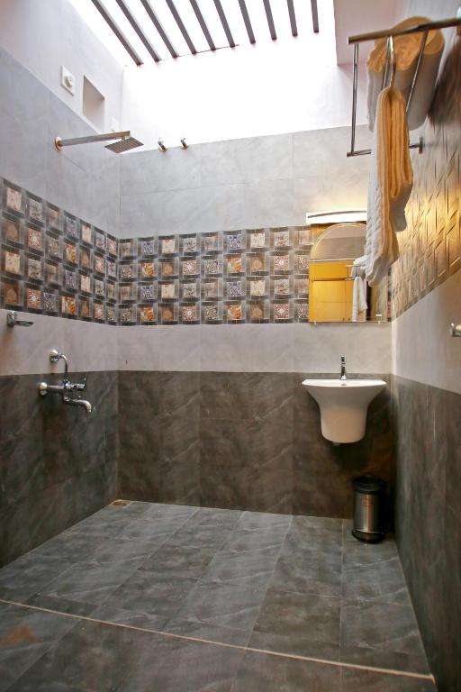Koupelna v ubytování Casa Marari