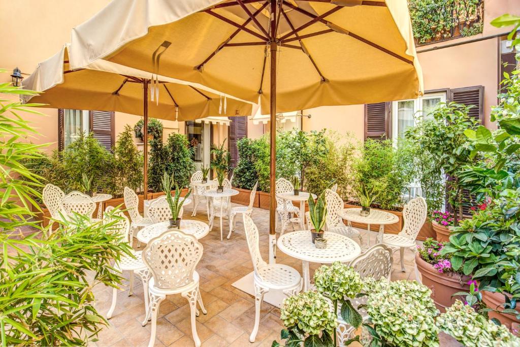 Zahrada ubytování Charme Spagna Boutique Hotel
