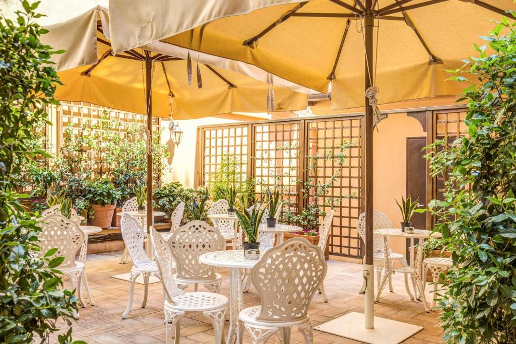 Zahrada ubytování Charme Spagna Boutique Hotel