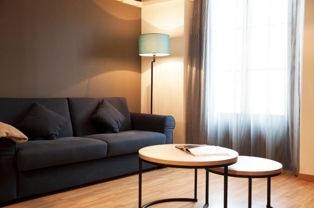 Posezení v ubytování MH Apartments Ramblas