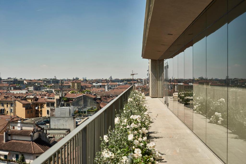 Balkón nebo terasa v ubytování Hotel VIU Milan, a Member of Design Hotels
