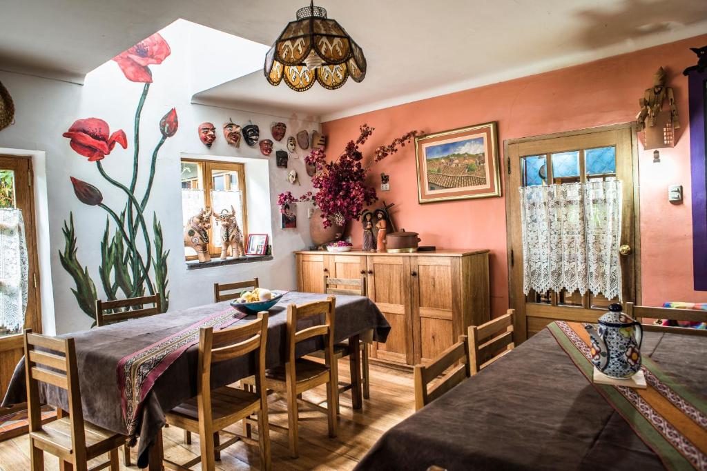 Posezení v ubytování Yanapanakusun Cusco