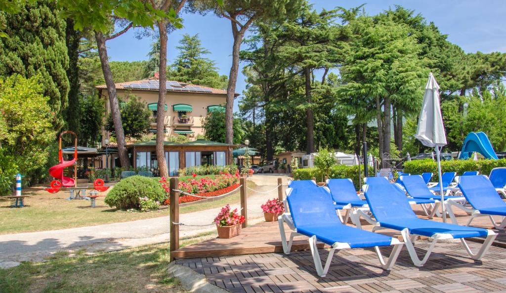 A garden outside Hotel Kursaal