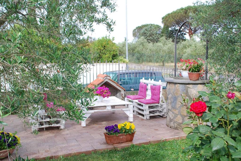 Zahrada ubytování B&B L'amicizia