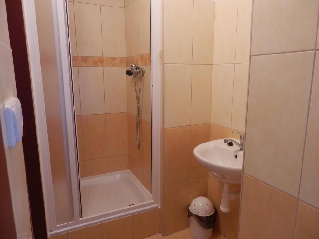 Koupelna v ubytování Rodinné vinařství Mikulenkovi