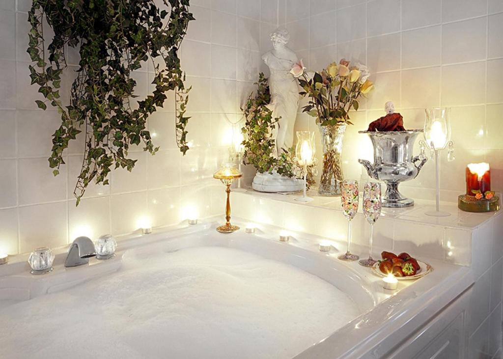 Sabal Palm House Bed and Breakfast - Queen Room Met Spa -bad
