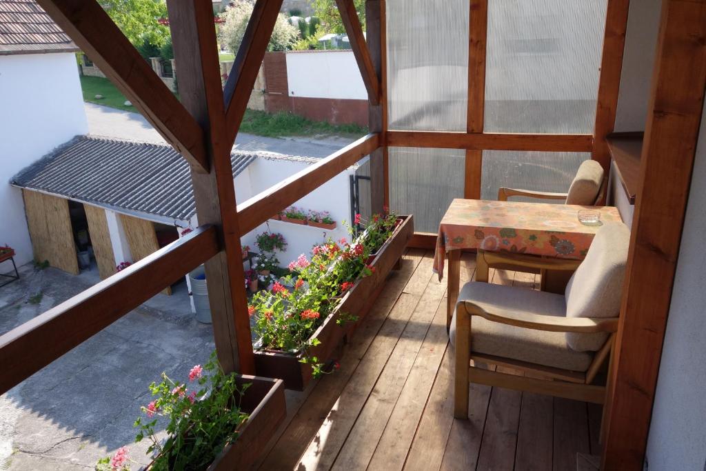 Balkón nebo terasa v ubytování Gasthaus Helena