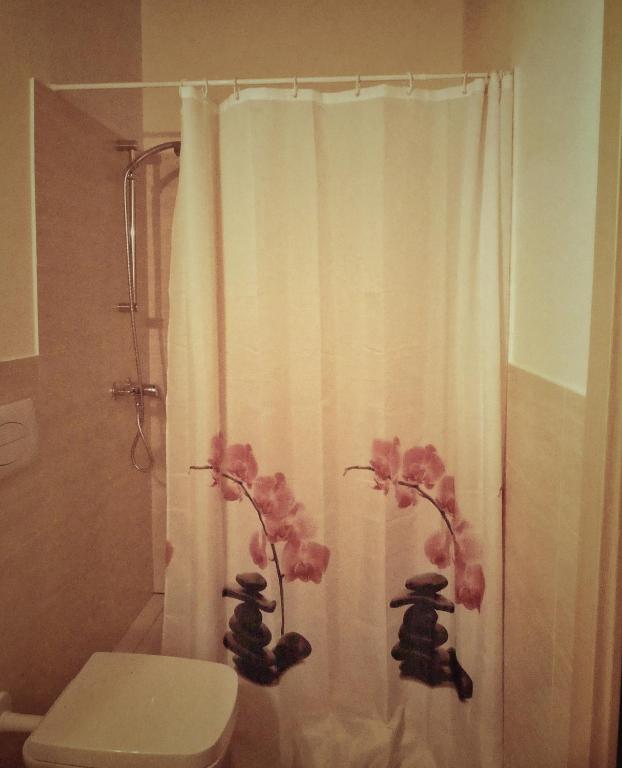 Koupelna v ubytování Gelsomino B&B