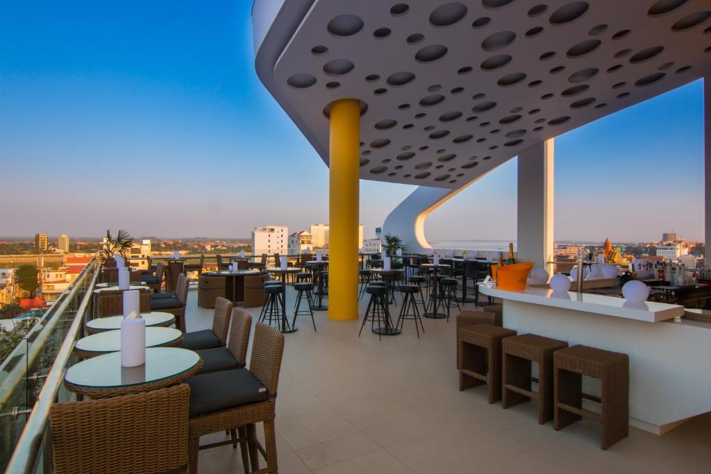 Balkón nebo terasa v ubytování SUN & MOON, Urban Hotel
