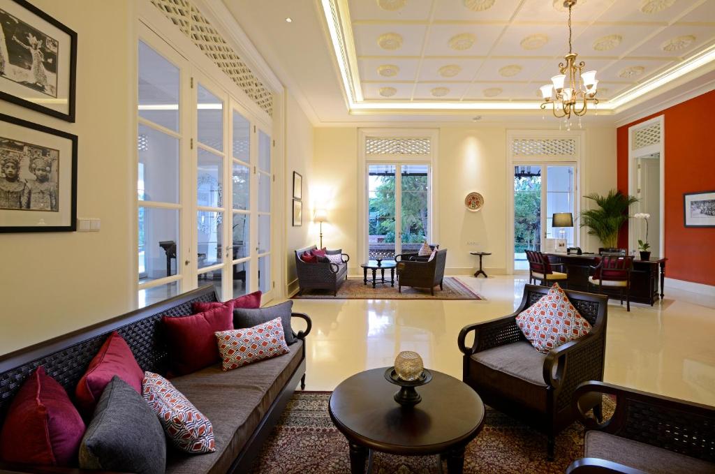 Posezení v ubytování Rumah Luwih Bali