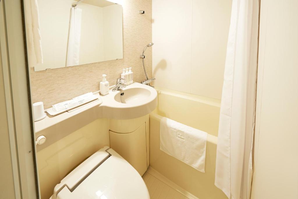 Koupelna v ubytování Sotetsu Fresa Inn Tokyo Tamachi