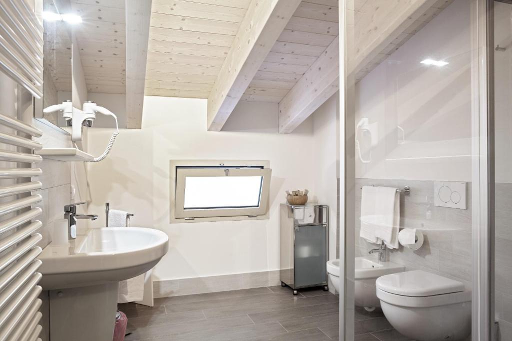 Koupelna v ubytování B&B Agorà