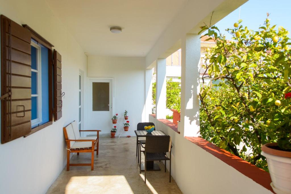 Balkón nebo terasa v ubytování Apartment Milat