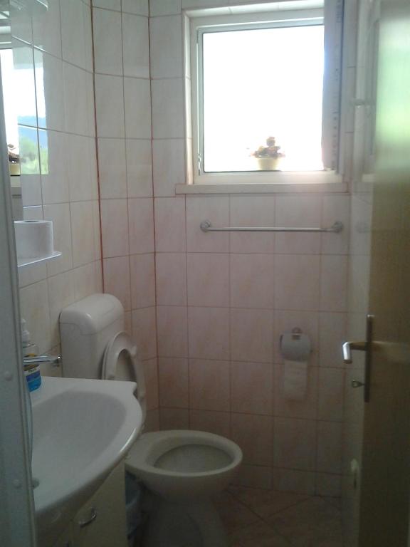 Koupelna v ubytování Apartments Vlasic