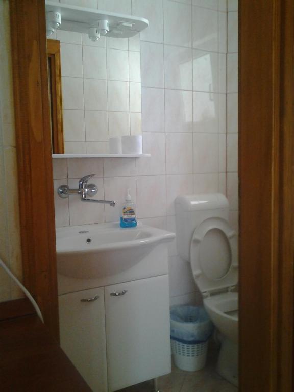 Koupelna v ubytování Apartments Vlasic