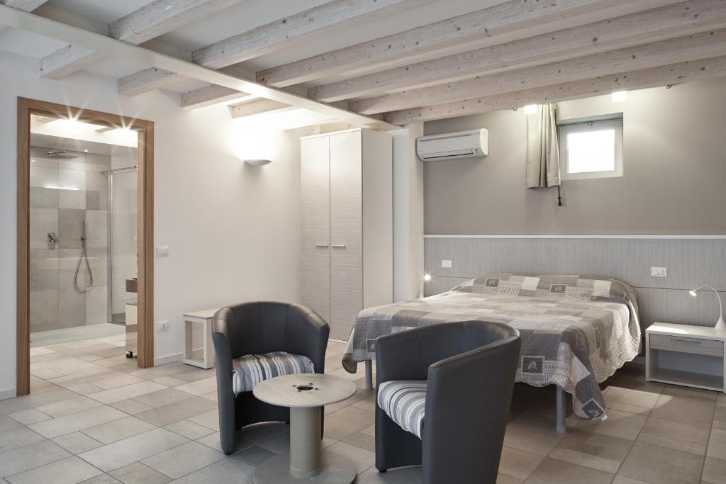 Koupelna v ubytování B&B Agorà