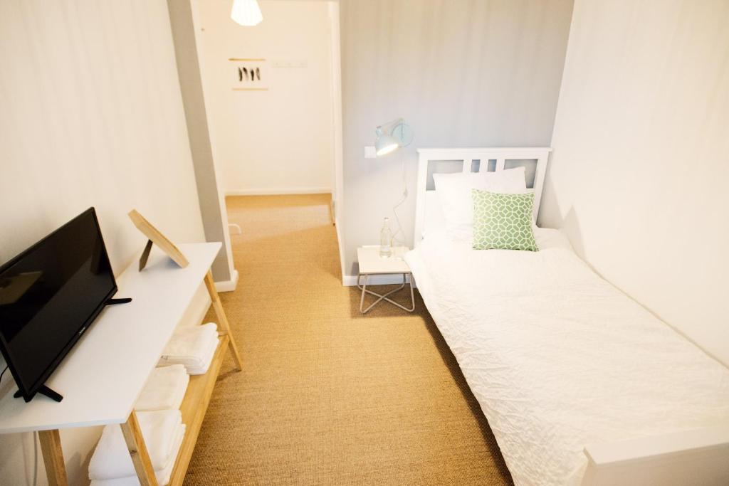 Postel nebo postele na pokoji v ubytování Alte Heimat