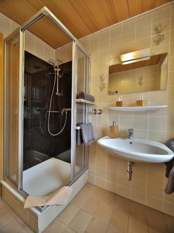 Koupelna v ubytování Osserhotel - B&B am Osser