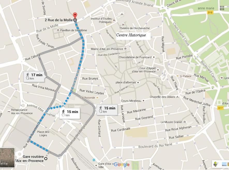 Aix en Provence studio climatisé en centre ville - Housity